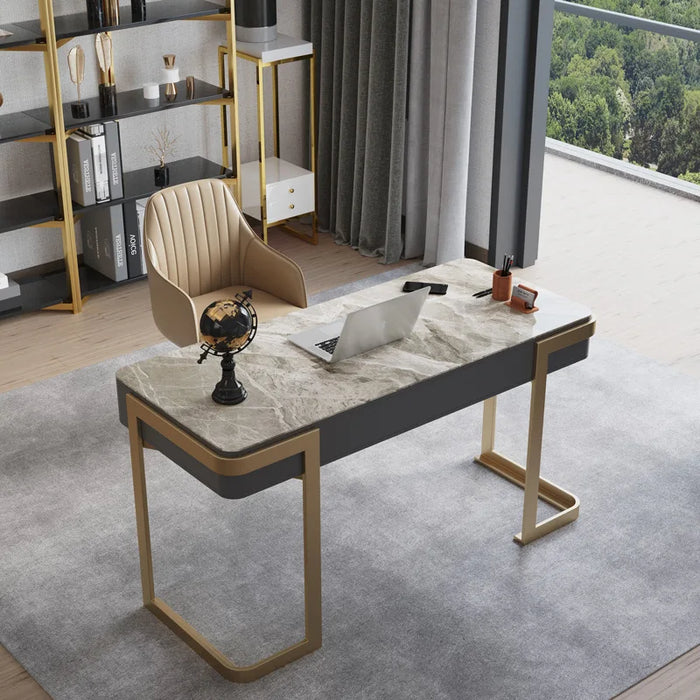 Office furniture, study, desk, extravagant rock board, computer desk, modern minimalist desk, bedroom desk