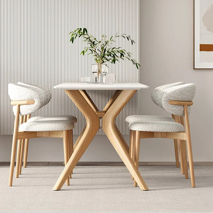 Small Wood Table Coffee Conference Luxury Modern Dinner Dining Table Set Restaurant Center Desk Mesa Garden Furniture Sets