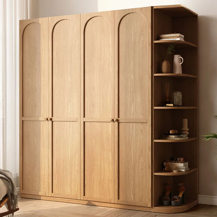 Shirts Nordic Wardrobe Organizer Rack Hanging Display Wooden Hotel Wardrobe Closet Storage Placard De Vetement Closets Armables