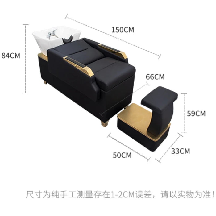 Dedicated Hair Salon Shampoo Chairs Customization Barber Sitting Posture Household Shampoo Chairs Lavacabezas Furniture QF50SC