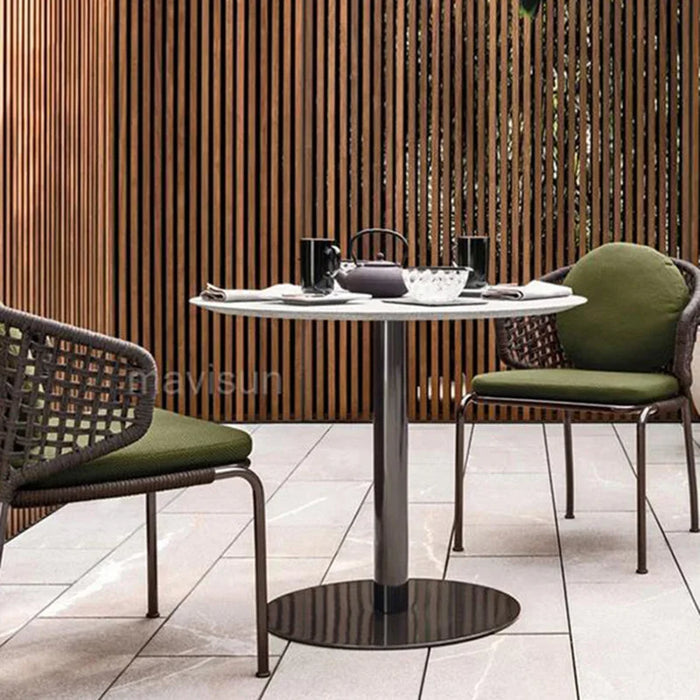 Nordic Balcon Light Luxury Outdoor Minimalist Rattan Table And Chair For Single People Lounge Juegos De Comedor Dining Room Sets