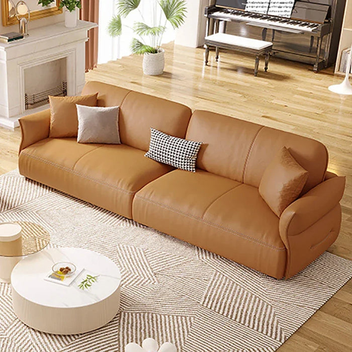 Lounge Back Rest Sofas Floor Luxury Nook Indoor Office Creative Bed Unique Leather Lounge Sofa Chaise Living Room Furniture