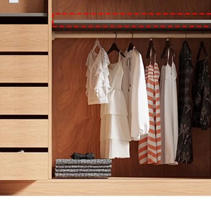 Minimalist Wardrobe Korean Upgrade Floor Stand Multifunctional Shelves Drying Rack Closet Organizer Kledingkast Home Furniture