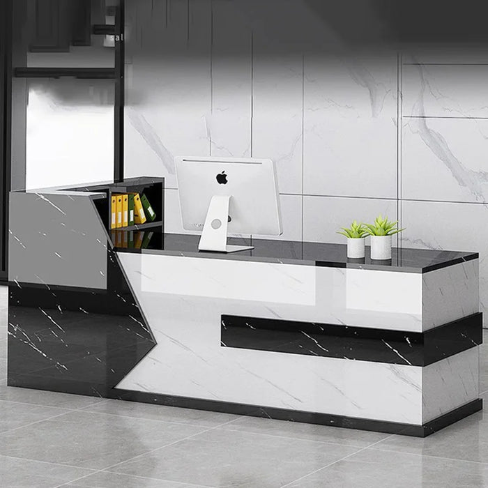 Bar Counter Reception Desks Tall Display Cabinet Commercial Cashier Reception Desk Office Table Mostrador Garden Furniture Sets