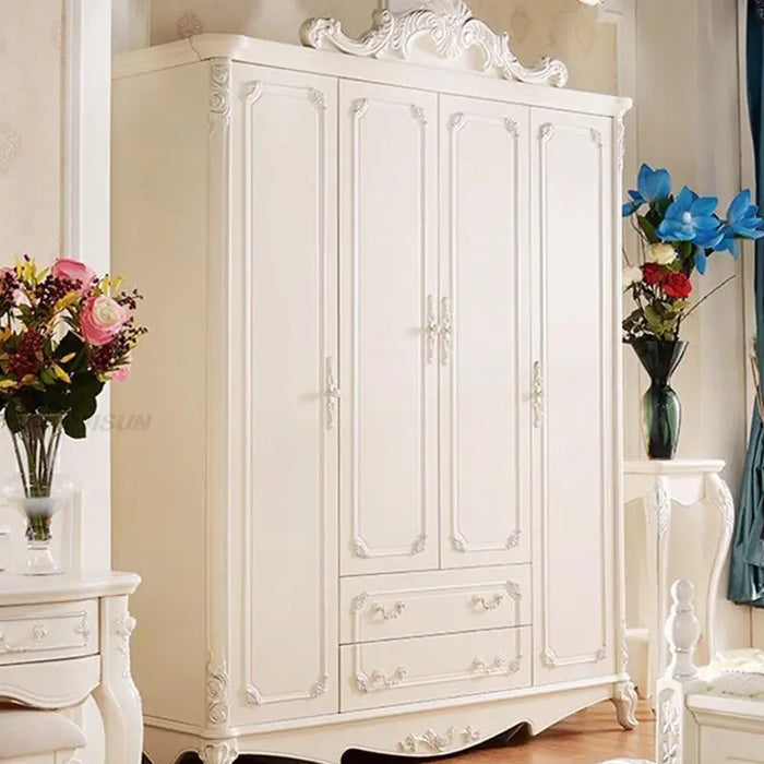 White Nordic Bedroom Wardrobes Furniture Wood Chest Of Drawers Clothes Organizer Closet Wardrobe Cabinets For Room Set Armarios