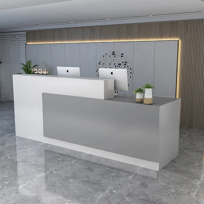 Luxury Office Reception Desk Beauty Salon Auxiliary Bedroom Reception Counter Writing Bureau Meuble Office Furniture LJ50RT