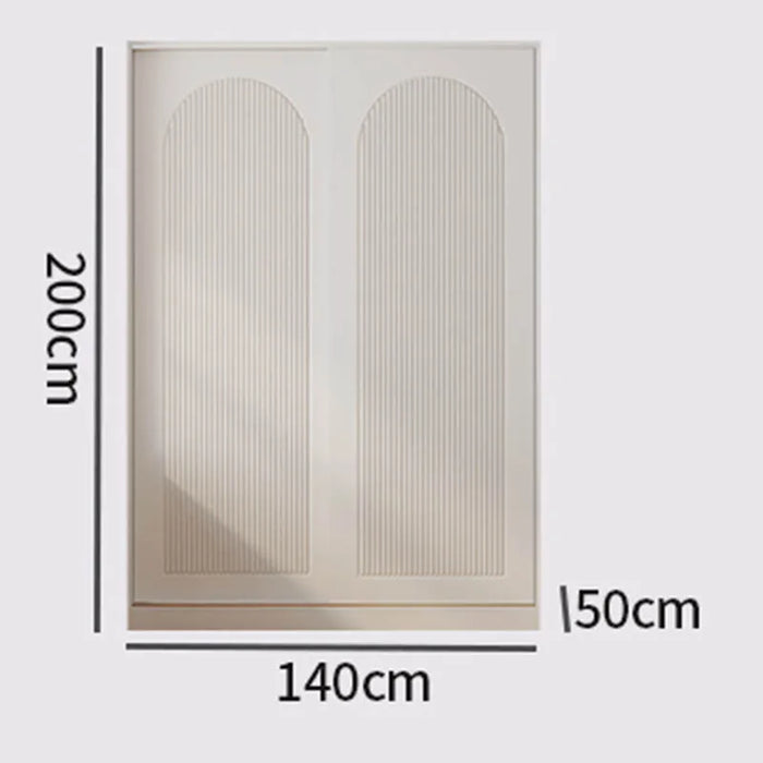 Simple Wooden Wardrobes Modern White Clothing Rack Portable Storage Cabinets Living Room Dressers Closets Abiertos Furnitures