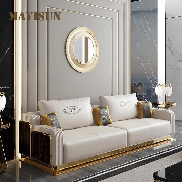 Leisure Lounge Couch Designer Bedroom Lazy Relaxing Sofa Bed High-end Luxury Sofa Set Chaise Coiffeuse Library Furniture FGM