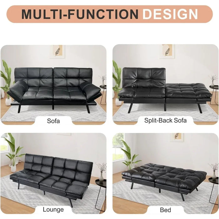 Sofa bed, memory foam futon, convertible, easy to assemble, sofa bed sofa