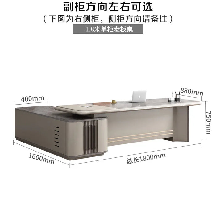 Executive Conference Office Desk Modern Studio Drafting Storage Workbench Office Desk Luxury Schreibtisch Office Furniture