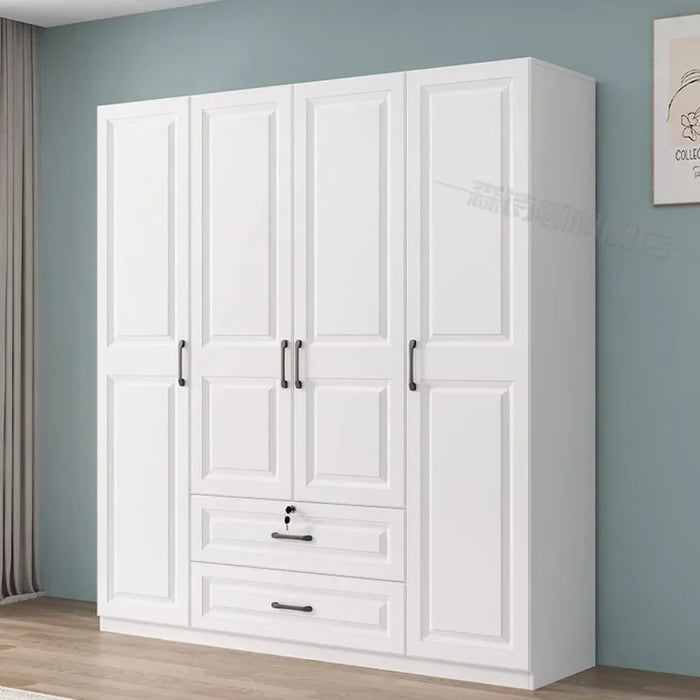 White Multifuncion Wardrobe Makeup Holder Room Organization Wardrobe Portable Storage Rangement Chambre Bedroom Furniture
