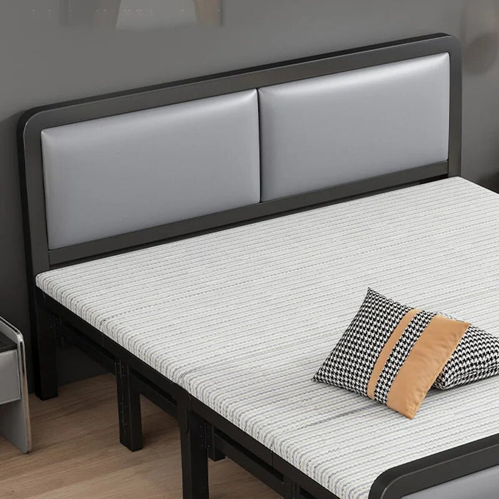 Modern Foldable Loft Bed Double Patio Metal Day Floor Nordic Bed Frame Cheap Adults Garden Cama Plegable Furnitures For Bedroom