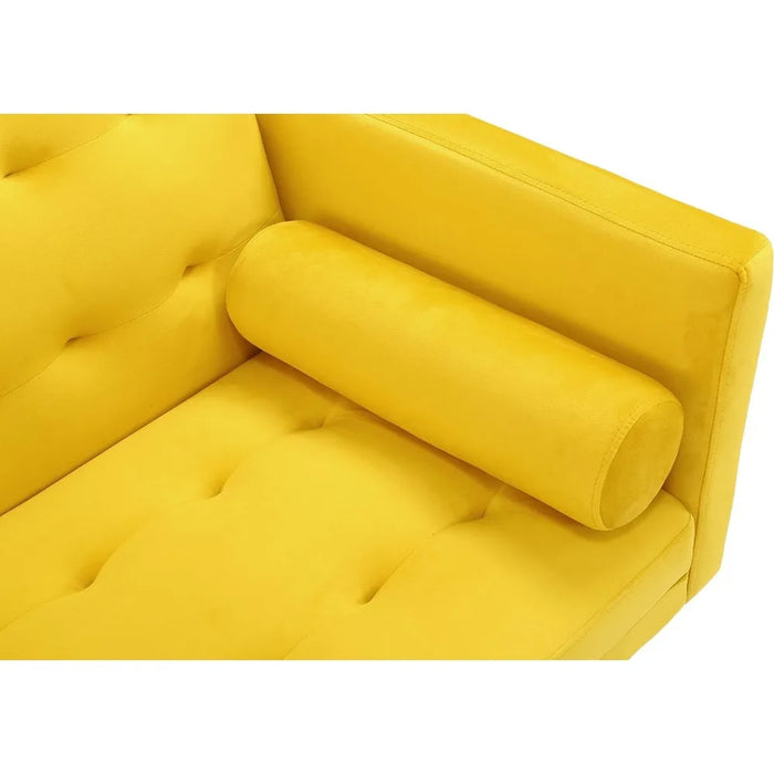 68.5" Modern Velvet Convertible Folding Lounge Couch Convertible Sofa Bed Lazy Sofa Bed for Living Room Double Furniture Home