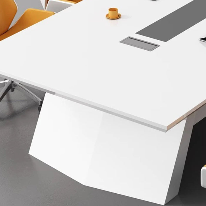 Standing Office Work Desk Wooden Study Executive Conference Long Desk Black Gaming Tavolo Da Lavoro Wall Mounted Reception