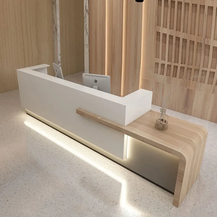 Modern Checkout Reception Desks Office Church Lectern Pulpit Reception Desks Futuristic Bureau Meuble Minimalist Furniture