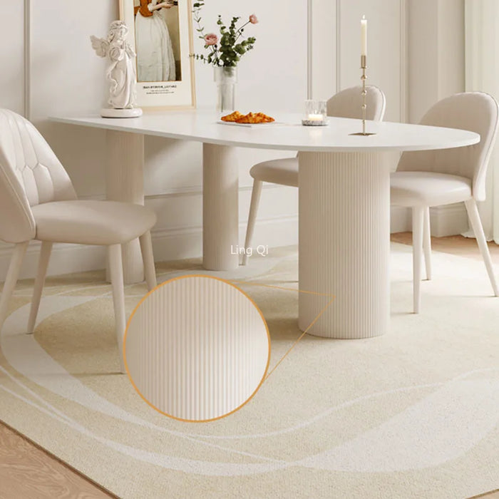 Restaurant Office Dining Table Set 4 Chairs Small Apartmen Modern Table Italian Japanese Mesas De Comedor Living Room Furniture