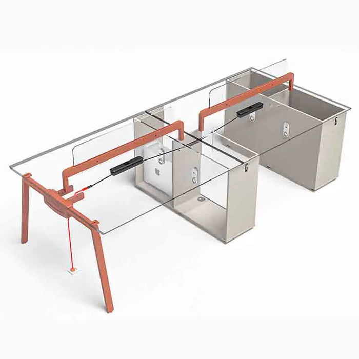 White Wooden Office Desks Working Boss Modern Studying Office Desks Executive Console Table Scrivania Cameretta Room Furnitures