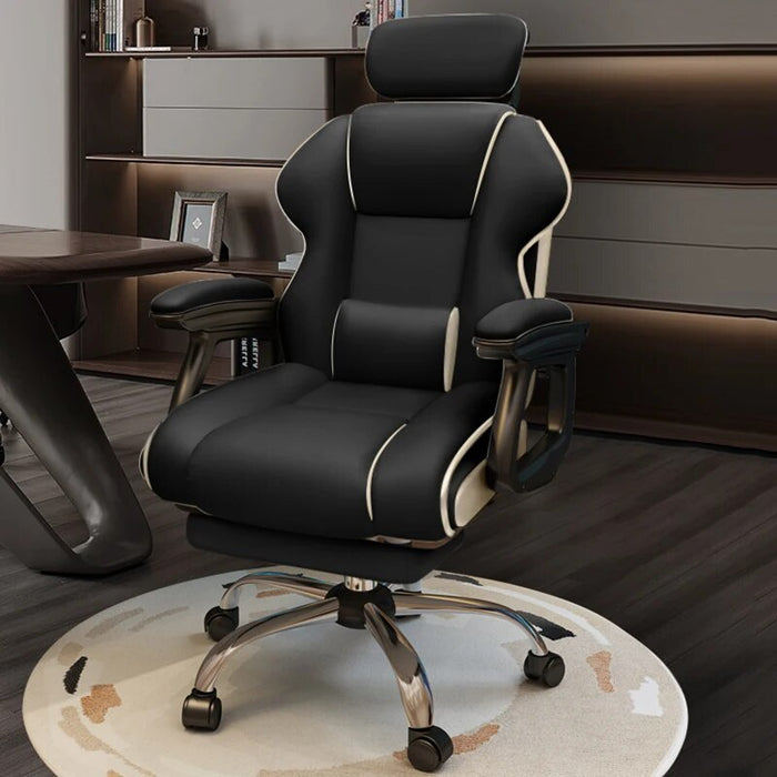 Design Executive Home Office Chair Gaming Waiting Bedroom Metal Aluminium Chair Salon Relaxing Chaise De Bureau Office Furniture