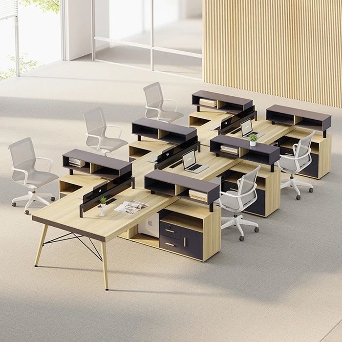 Wooden Boss Office Desk Fashion Professional Storage Modern Designer Computer Desk Tables Drawers Moveis Para Casa Furniture