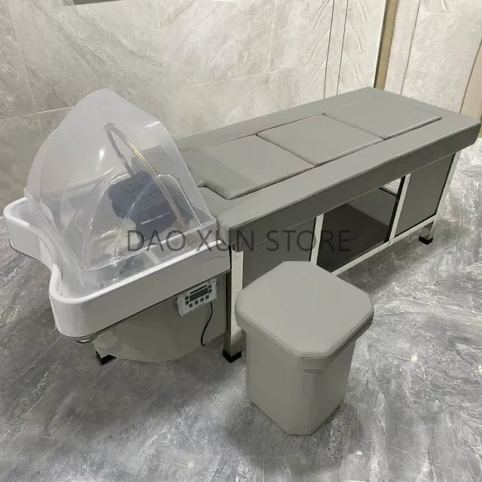 Luxury Shampoo Chair Hair Salon Fashion Hair Washing Chair Sink Minimalistic Therapy Silla Peluqueria Salon Furniture MQ50XF