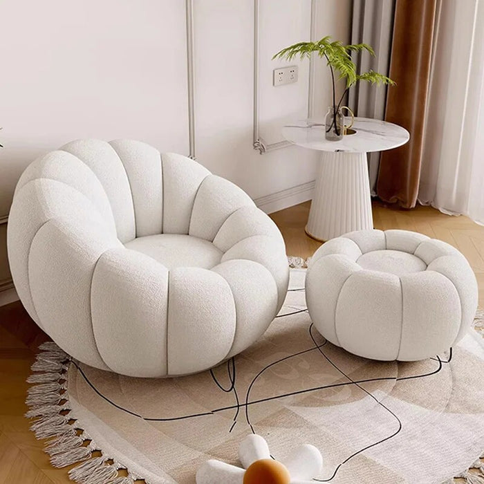 White Comfortable Relaxing Sofa Living Room Modern Nordic Lazy Sofa Minimalist Soft Divani Da Soggiorno Garden Furniture Sets