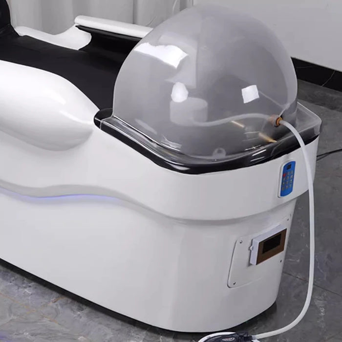 Head Spa Shampo Chair Luxury AdjustElectric Portable Hair Washing Station Chair Massage Krzeslo Szampon Salon Equipment MQ50SC