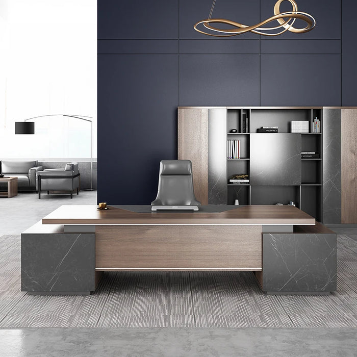 2022 Modern Furniture Manager Desk Workstation Luxury Wooden Executive Office Desk Office Table