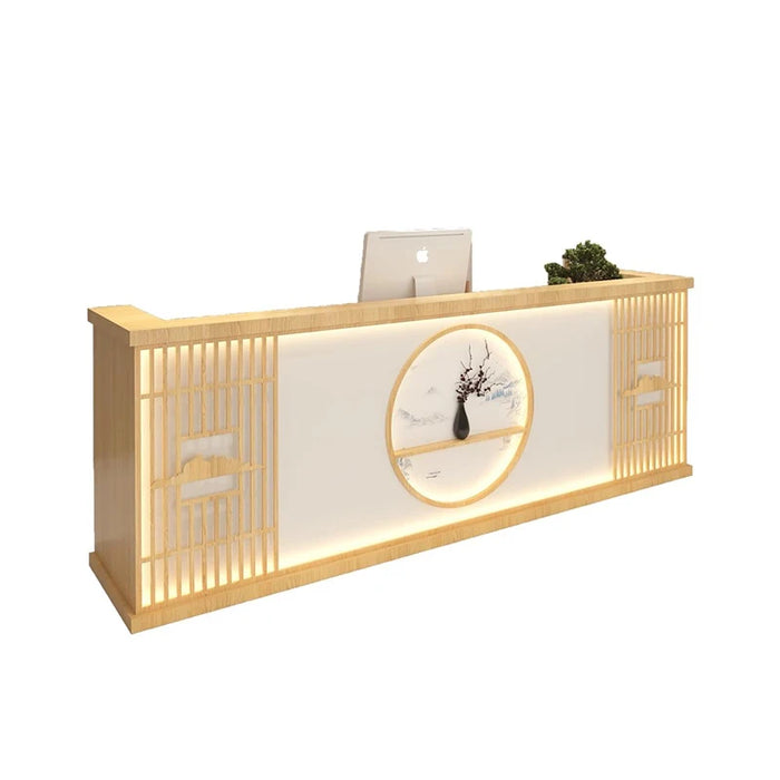 Shop Cashier Reception Desks Restaurant Hotel Store Reception Desk Standing Console Comptoir Coiffeur Beauty Salon Furniture