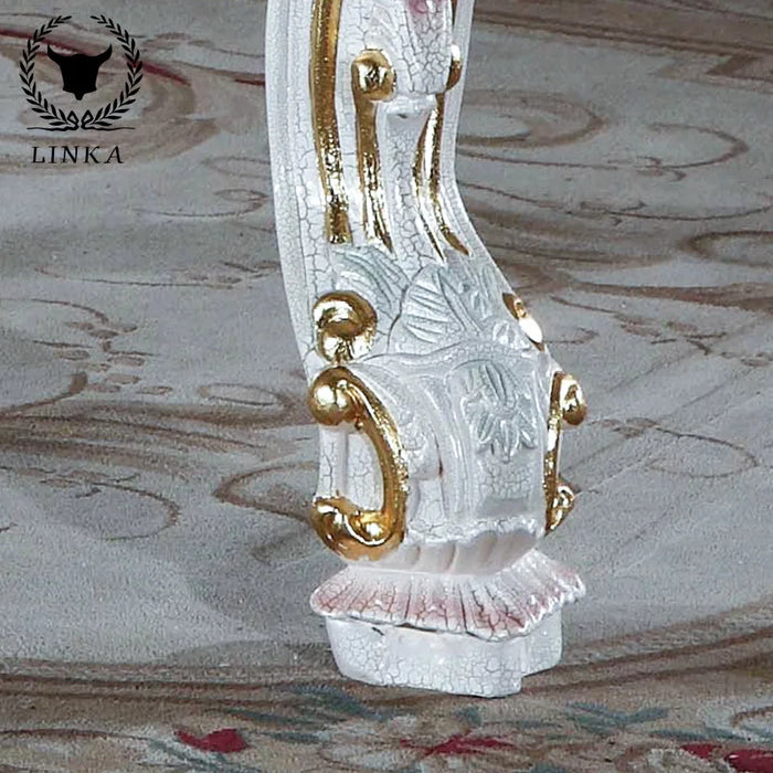 Carved wood dining table European pastoral style French dining table classical long dining table gathering table