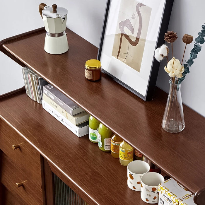 Kitchen Glass Sideboards Cabinets Luxury Nordic Modern Cupboard Sideboards Space Saving Armario De Cocina Home Furniture MR50CJ