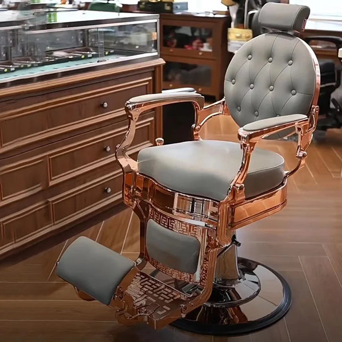 Luxury Makeup Swivel Chair Barbershop Tattoo Beauty Salon Chair Recliner Ergonomic Silla Giratoria Tattoo Furniture LJ50BC