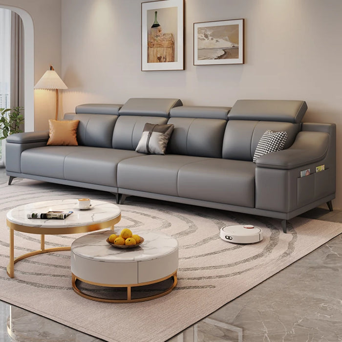 Unique Designer Living Room Sofa European Leather Recliner Casual Living Room Sofa Waterproof Relax Poltrona Soggiorno Furniture
