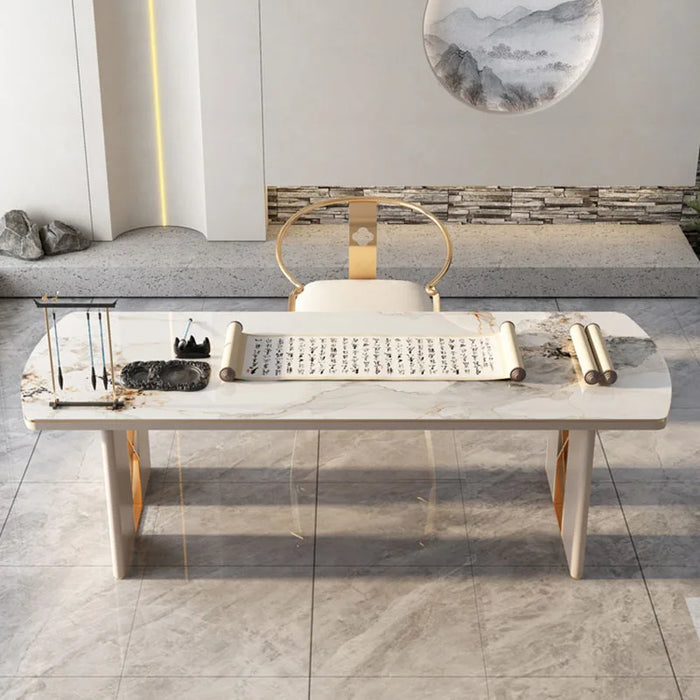 Executive Office Desk Meeting Gaming Corner Conference Office Desk Computer Reception Scrivania Ufficio Lavoro Luxury Furniture