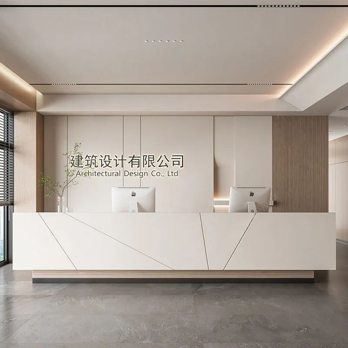 Consable Cashier Reception Desk Modern Garden Coffee Reception Desk Vanity Spa Counter Escritorios De Ordenador Office Furniture