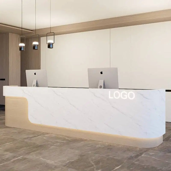 Shop Office Reception Desk Beauty Salon Cash Modern Information Nail Standing Reception Desk Supermarket Recepcja Bar Furniture