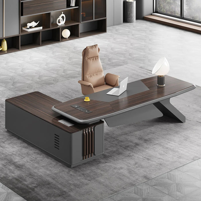 Desktops Standing Desk Organizer Reception Drafting Home Office Executive Desk Writing Escritorio Con Cajones Italian Furniture