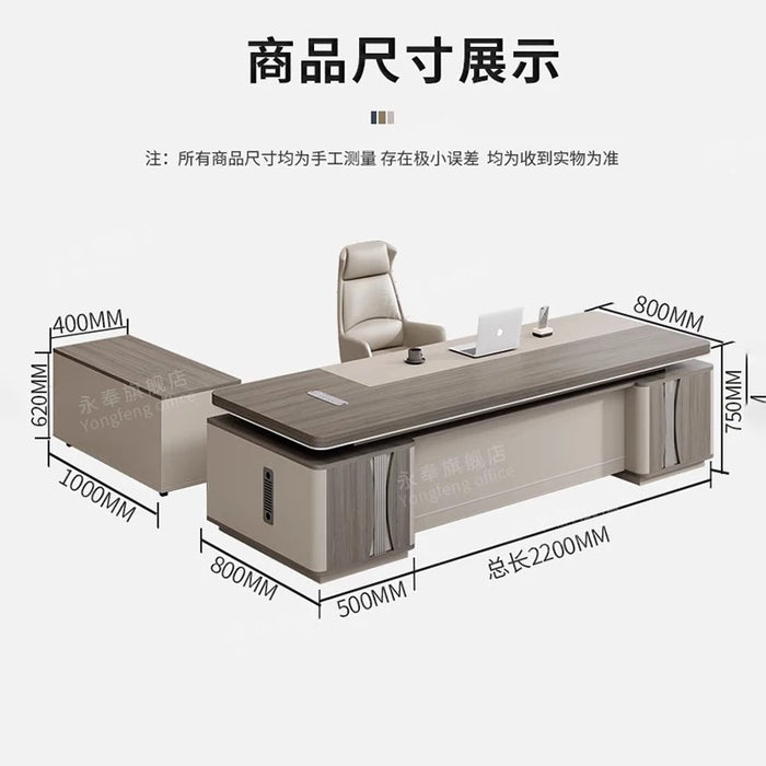 Wooden Conference Office Desk Organizers Work Meeting Drafting Corner Office Desk Modern Mesas De Computador Luxury Furniture