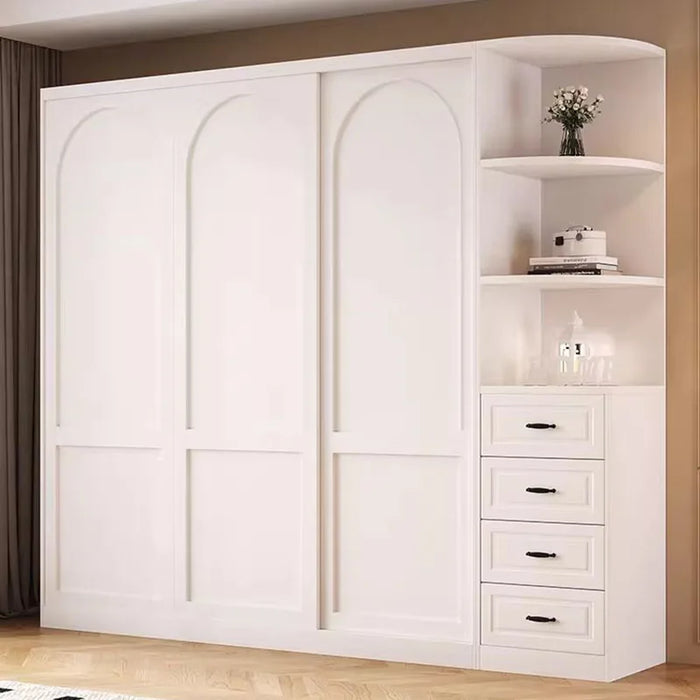 Bedroom Organizers Wardrobe Sliding Storage Hangers Divider Clothes Wardrobe Display Armoires De Vetement Home Furniture HDH