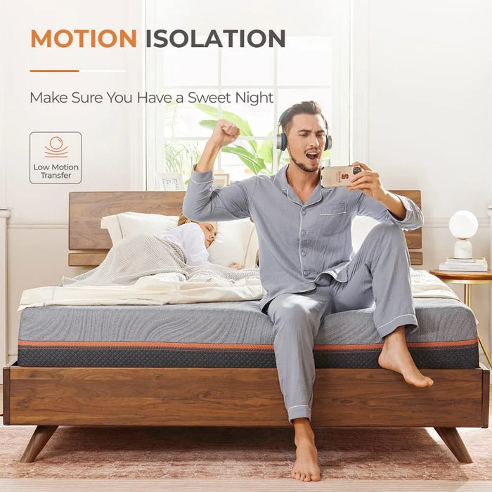 Sweetnight Memory Foam Mattress, 12 Inch Queen-Size Mattress in a Box