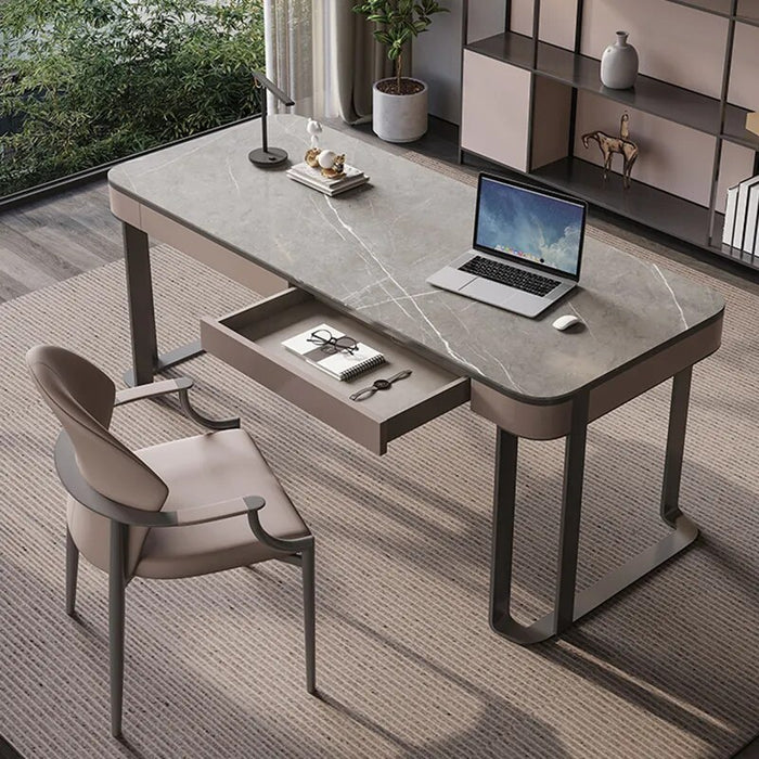 Luxury Study Room Desk Table Minimalist Computer Modern Ergonomic Desk Table Drawers Youngs Mesa Escritorio Library Furniture