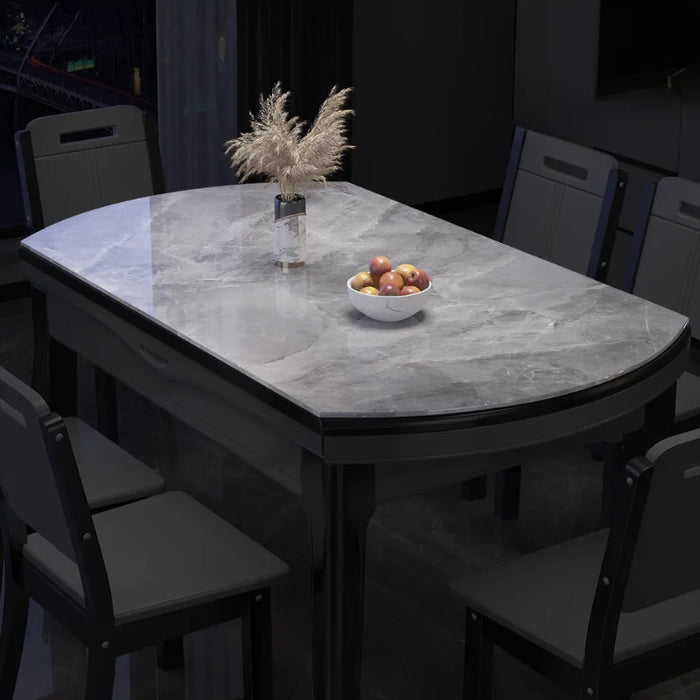 Modern Extendable Dining Tables Round Living Room Nordic Kitchen Dining Tables Coffee Luxury Tavolo Pranzo Home Furniture SR50DT
