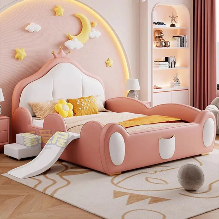 Kids Headboards Children Bed Frame Luxury Toddlers Platform Castle Children Bed Modern Letto Castello Kids Bedroom Furniture