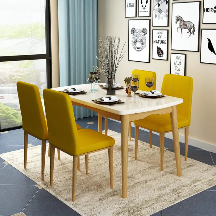 Living Room Balcony Dining Tables Wooden Free Shipping Dining Tables Garden Chairs Terrace Esstische Set Furniture WW50DT