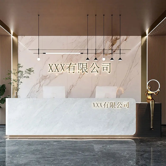 Consable Cashier Reception Desk Modern Garden Coffee Reception Desk Vanity Spa Counter Escritorios De Ordenador Office Furniture