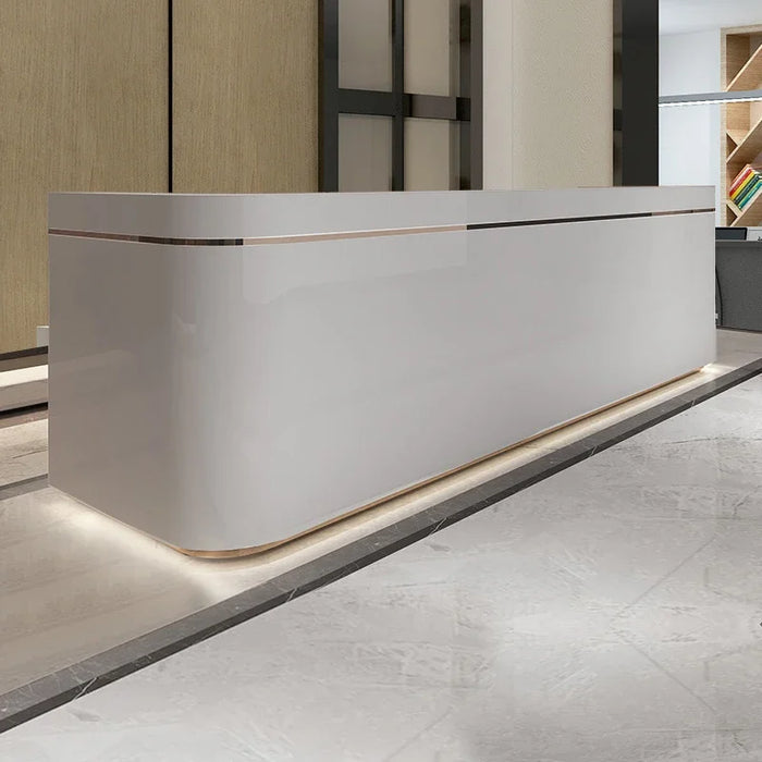 Consable Reception Desks Computer Information Modern Cashier Table Hospital Replica Pulpito Para Igreja Office Desk Furniture