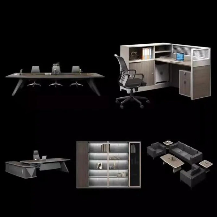 Ergonomic Height Office Desk Drawers Reception Wood Executive Luxury Office Desk Computer Mesa Escritorio Height Furniture