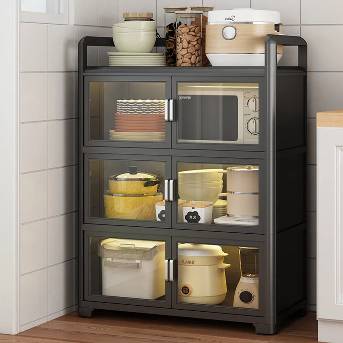 Living Room Kitchen Cabinet Nordic Multifunctional Shelves Sideboards Sideboard Space Saving Mueble De Cocina Home Furniture