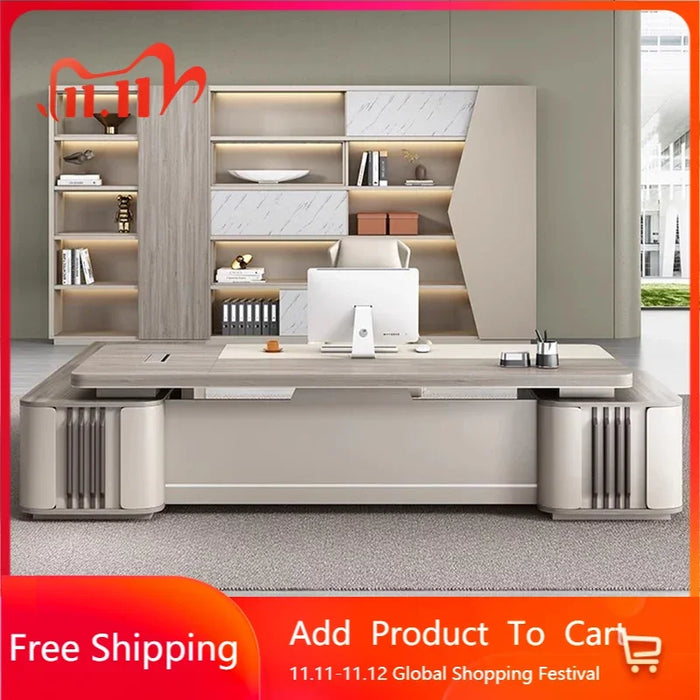 Student Executive Office Desk Meeting Writing Reception Storage Office Desk Conference Scrivania Cameretta Office Furniture