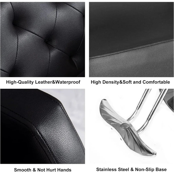 Barber Chair Salon Chair for Hair Stylist with Hydraulic Pump Adjustable Height 360 Degrees Swivel Hair Chair Spa Beauty