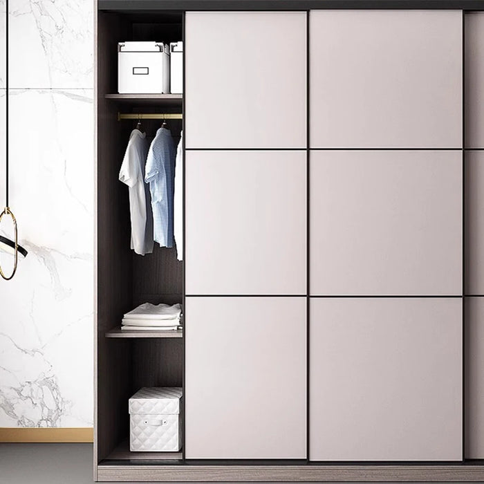 Luxury Nordic Wardrobes Modern White Hanging Display Wardrobes Apartment Free Shipping Mueble Para Colgar Ropa Home Furniture